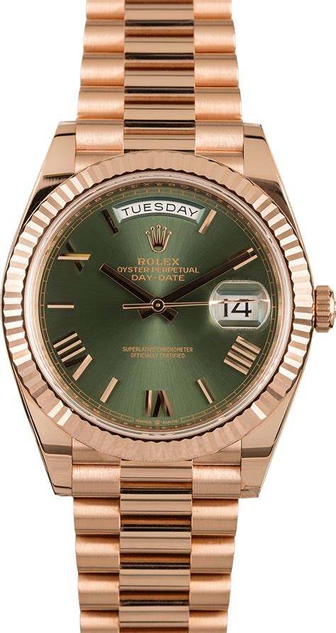 rolex rose gold fashion|Rolex rose gold 40mm president.